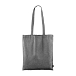 Shopper in cotone colorato riciclato GRS da 120g/m² del Fairtrade color nero quinta vista