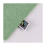 Shopper in cotone colorato riciclato GRS da 120g/m² del Fairtrade color verde seconda vista