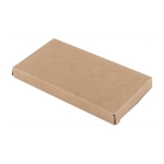 Powerbank wireless in sughero e plastica ABS riciclata 5.000mAh e 5W color bianco sesta vista