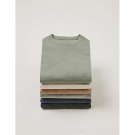 Tshirt 100% cotone misto riciclato e organico 180 g/m² Iqoniq Manuel color naturale