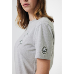Tshirt 100% cotone misto riciclato e organico 180 g/m² Iqoniq Manuel color grigio chiaro jensato