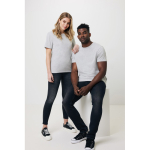 Tshirt 100% cotone misto riciclato e organico 180 g/m² Iqoniq Manuel color grigio chiaro jensato vista con modello