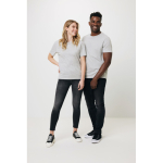 Tshirt 100% cotone misto riciclato e organico 180 g/m² Iqoniq Manuel color grigio chiaro jensato seconda vista con modello