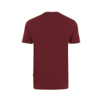 T-shirt in misto cotone riciclato e organico casual fit 180 g/m² Iqoniq color bordò seconda vista