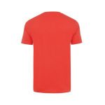 T-shirt in misto cotone riciclato e organico casual fit 180 g/m² Iqoniq color rosso seconda vista