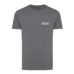 T-shirt in misto cotone riciclato e organico casual fit 180 g/m² Iqoniq color grigio vista area di stampa