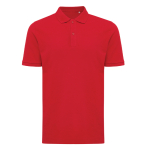 Polo piqué vestibilità regular in eco cotone 220 g/m² Iqoniq Yosemite color rosso