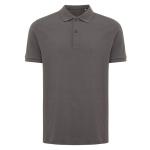 Polo piqué vestibilità regular in eco cotone 220 g/m² Iqoniq Yosemite color argento opaco