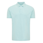 Polo piqué vestibilità regular in eco cotone 220 g/m² Iqoniq Yosemite color verde menta