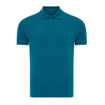Polo piqué vestibilità regular in eco cotone 220 g/m² Iqoniq Yosemite color blu grigiastro
