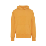 Felpa oversize in eco cotone regular fit 340 g/m² Iqoniq color arancione
