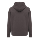 Felpa oversize in eco cotone regular fit 340 g/m² Iqoniq color argento opaco seconda vista