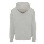 Felpa oversize in eco cotone regular fit 340 g/m² Iqoniq color grigio chiaro seconda vista