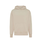Felpa oversize in eco cotone regular fit 340 g/m² Iqoniq color avorio