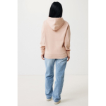 Felpa oversize in eco cotone regular fit 340 g/m² Iqoniq color rosa pastello