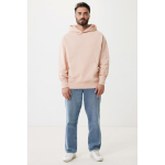 Felpa oversize in eco cotone regular fit 340 g/m² Iqoniq color rosa pastello