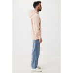 Felpa oversize in eco cotone regular fit 340 g/m² Iqoniq color rosa pastello