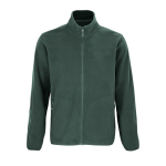 Giacchetto da uomo da 280g/m² in poliestere riciclato SOL'S Factor color verde bottiglia ottava vista