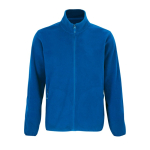 Giacchetto da uomo da 280g/m² in poliestere riciclato SOL'S Factor color blu reale terza vista