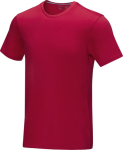 T-shirt da uomo in 100% cotone biologico  da 160 g/m² Elevate NXT color rosso seconda vista frontale