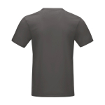 T-shirt da uomo in 100% cotone biologico  da 160 g/m² Elevate NXT color grigio scuro seconda vista posteriore