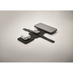 Base di ricarica wireless pieghevole in ABS con 3 punti di ricarica 15W ottava vista fotografica