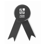 Spilla con coccarda disponibile in vari colori color nero vista area di stampa