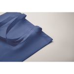 Shopper in tessuto non tessuto RPET da 80 gr/m² con manici lunghi color blu reale terza vista fotografica