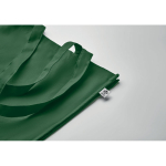 Borsa con manici lunghi e soffietto in cotone organico colorato 220g/m²