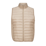 Gilet da uomo 280 g/m² imbottito con piume d'oca SOL'S Stream color beige
