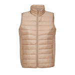 Gilet da donna 280 g/m² imbottito con piume d'oca SOL'S Stream color beige