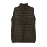 Gilet da donna 280 g/m² imbottito con piume d'oca SOL'S Stream color marrone scuro quarta vista