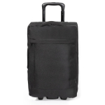 Trolley a due ruote con base rigida realizzato in poliestere 600D RPET color nero prima vista