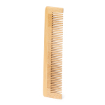 Pettine realizzato in legno di bambù da personalizzare color legno seconda vista