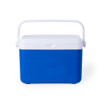 Borsa frigo vintage a doppia parete con maniglia rigida da 4l color blu prima vista
