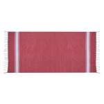 Pareo telo bicolore in cotone e poliestere con frange 180g/m²
