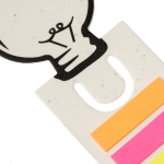 Segnalibro con memo sticker due misure con righello quarta vista