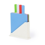 Set di 4 taglieri in PP per diversi tipi di alimenti color multicolore seconda vista