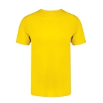 Maglietta unisex in 100% cotone pettinato ring spun da 160 g/m² color giallo prima vista
