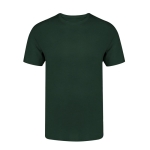 Maglietta unisex in 100% cotone pettinato ring spun da 160 g/m² color verde scuro prima vista
