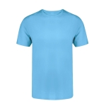 Maglietta unisex in 100% cotone pettinato ring spun da 160 g/m² color azzurro prima vista