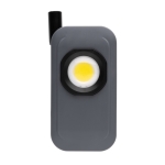 Luce da lavoro in plastica riciclata con luce COB e LED estensibile color grigio