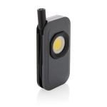 Luce da lavoro in plastica riciclata con luce COB e LED estensibile color grigio seconda vista