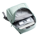 Zaino antitaccheggio con protezione RFID e tasca per pc da 16” in rPET color verde vista 16