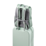 Zaino antitaccheggio con protezione RFID e tasca per pc da 16” in rPET color verde vista 17