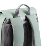 Zaino antitaccheggio con protezione RFID e tasca per pc da 16” in rPET color verde sesta vista