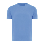 Maglietta unisex in cotone organico e riciclato da 160 g/m² Iqoniq color blu sbiadito