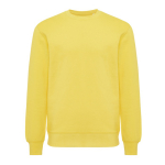 Felpa girocollo unisex in cotone riciclato e organico 280 g/m² Iqoniq color giallo