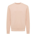 Felpa girocollo unisex in cotone riciclato e organico 280 g/m² Iqoniq color rosa pastello