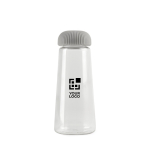 Bottiglia in rPET a forma di cono con tappo facile da aprire da 575 ml color trasparente vista area di stampa